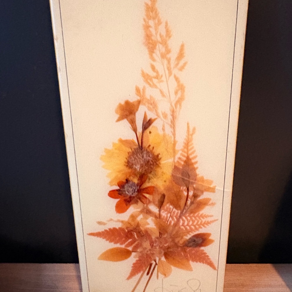 Set of 3 Vintage Framed Botanical Wall Plaque - Cream - Picture 4 of 11